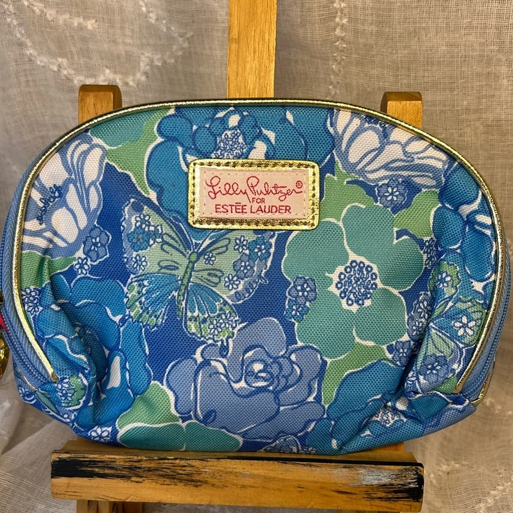 Lilly Pulitzer for Estee Lauder cosmetic bag